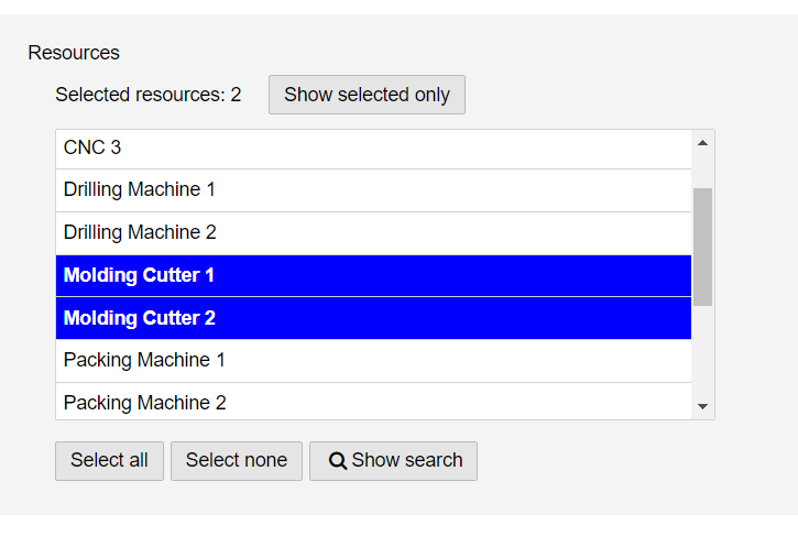 Booking Page 2 - Multiple Resources