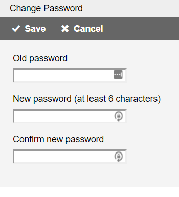 Change Password