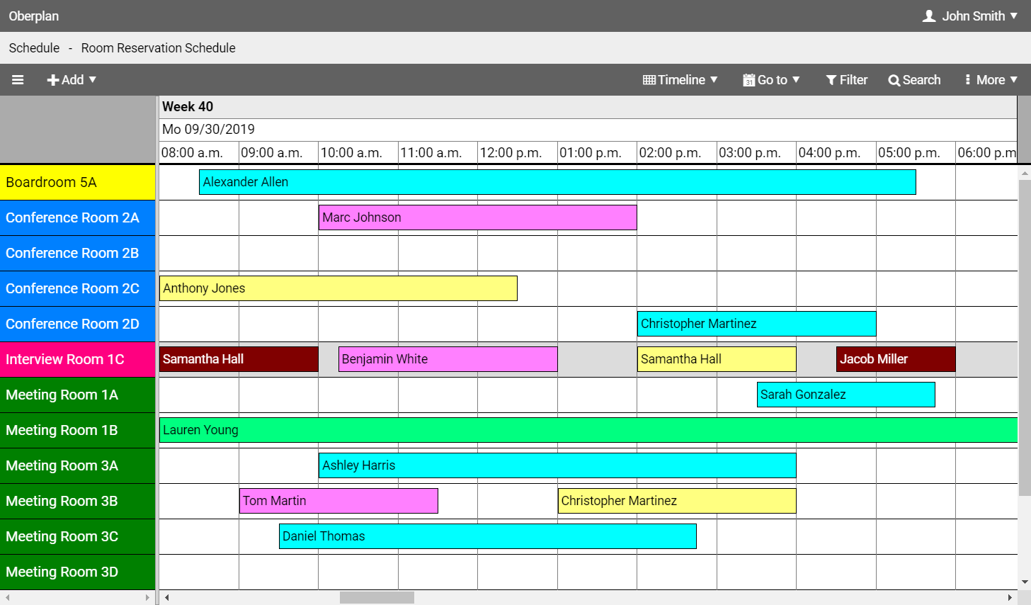 Schedule View