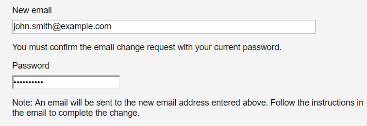 Change Email